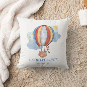 Avontuur Wacht Heete Lucht Ballon Kinderkamer Baby Kussen