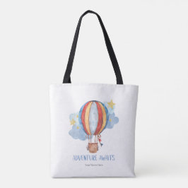 Avontuur Wacht Heete Lucht Ballon Kinderkamer Baby Tote Bag