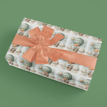 Avontuur Wacht Hete Lucht Ballon Vos Baby Borrel