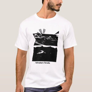 Avontuur wacht - High-Speed sportwagen puzzel T-shirt