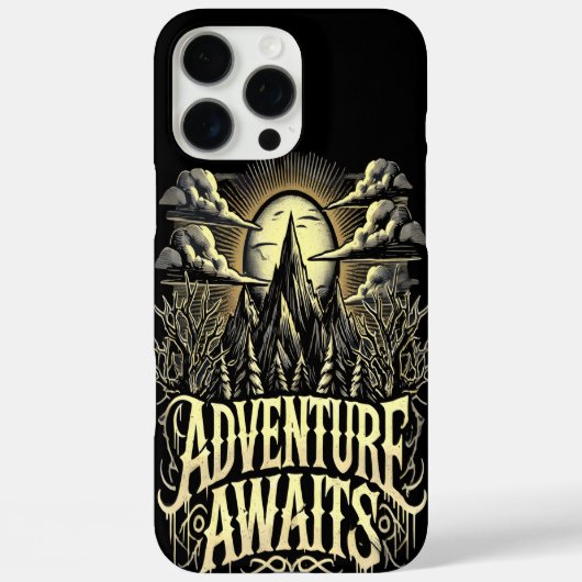 Avontuur wacht in een magisch berglandschap Case-Mate iPhone case (Achterkant)