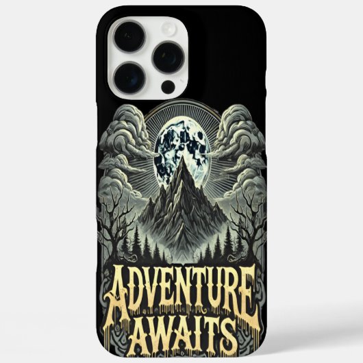 Avontuur wacht in een mystiek berglandschap Case-Mate iPhone case (Achterkant)