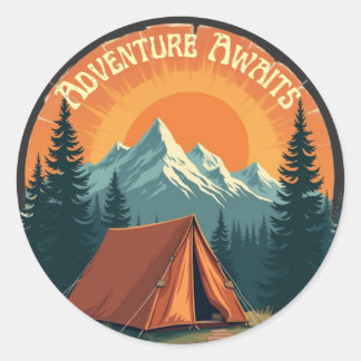 Avontuur wacht - In het wild Ronde Sticker