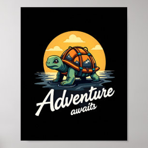 Avontuur wacht is Wandelavonturen is Buiten A Poster