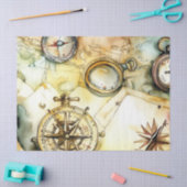 "Avontuur wacht: Kaarten & Reizen" Tissuepapier (Craft)