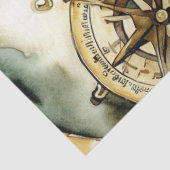 "Avontuur wacht: Kaarten & Reizen" Tissuepapier (Detail)