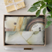 "Avontuur wacht: Kaarten & Reizen" Tissuepapier (Geschenk)