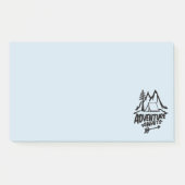 Avontuur wacht kamperen post-it® notes (Voorkant)