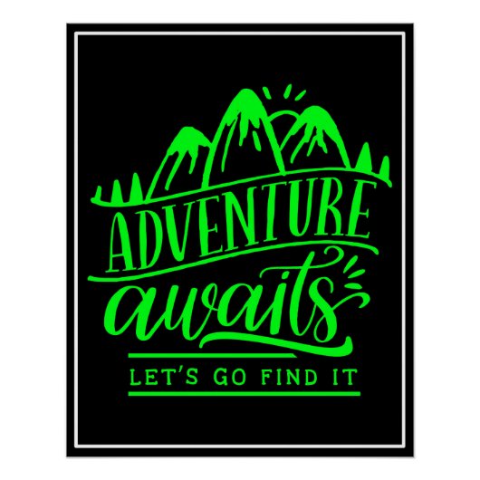Avontuur wacht, laten we het gaan zoeken perfect poster (Voorkant)