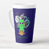 avontuur wacht latte mok (Linkerhoek)