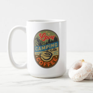 Avontuur wacht: Love Camping Koffiemok