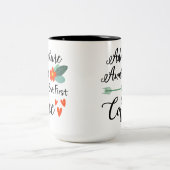 Avontuur wacht, maar eerste koffiemotivatie Mok (Center)