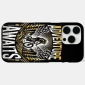 Avontuur wacht met Schilderachtig bergillustratie Case-Mate iPhone Case (Achterkant (horizontaal))