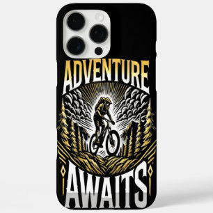 Avontuur Wacht Met Schilderachtige Bergillustratie iPhone 16 Pro Max Hoesje