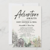 Avontuur wacht Mountain Beer Baby shower per post Kaart (Voorkant)