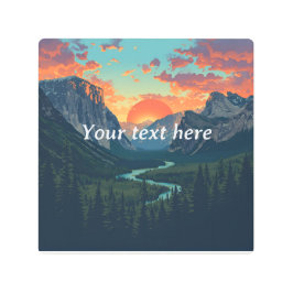 Avontuur wacht -  Mountain Sunset P