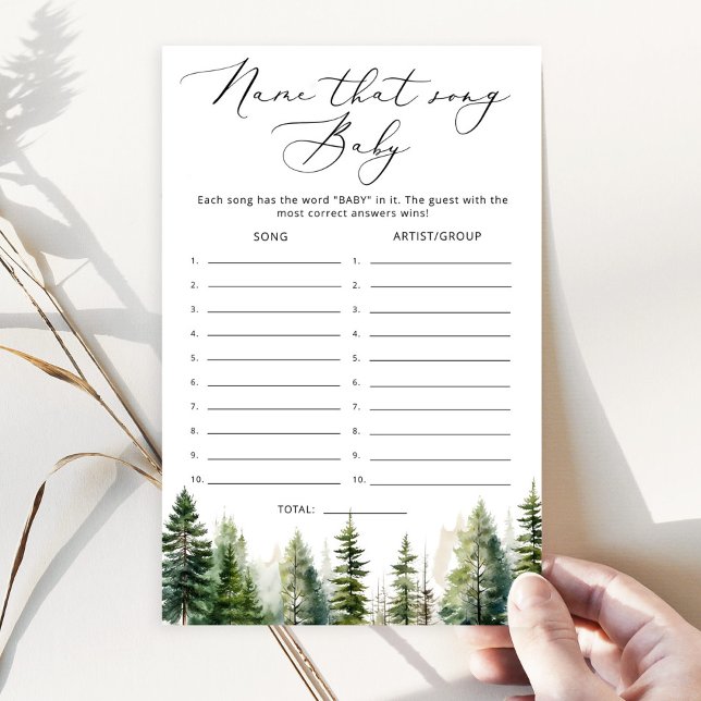 Avontuur wacht Naam dat nummer baby shower spel (Creator heeft geüpload)