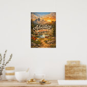 Avontuur Wacht Natuur Poster (Keuken)