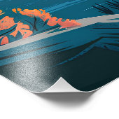 Avontuur wacht, net voorbij de horizon foto afdruk (Hoek)