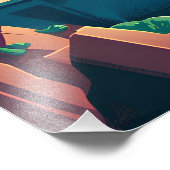 Avontuur wacht, net voorbij de horizon foto afdruk (Hoek)