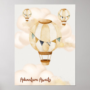 Avontuur Wacht Neutrale Poster