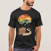 Avontuur wacht -  off-road camping t-shirt (Voorkant)