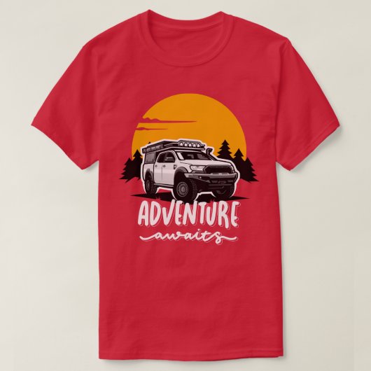 Avontuur wacht offroading t-shirt (Design voorkant)