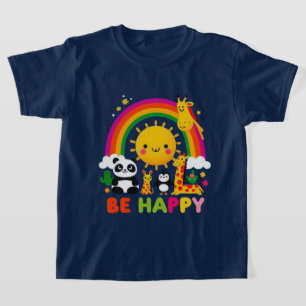 Avontuur wacht om gelukkig te zijn t-shirt