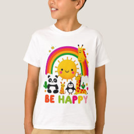 Avontuur wacht om gelukkig te zijn t-shirt