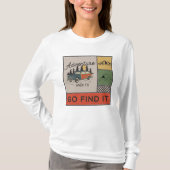 Avontuur wacht om het te vinden Retro Camping Reiz T-shirt (Voorkant)