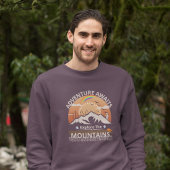 "Avontuur wacht-Ontdek de bergen" ontwerp Trui