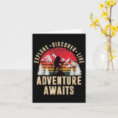 Avontuur wacht - Ontdek Ontdek Live Funny Hik Kaart (Gele Bloem)