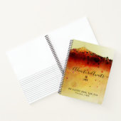 Avontuur wacht op Abstract landschapsgebruik Notitieboek (Binnen)