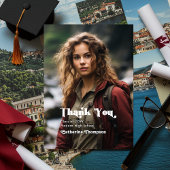 Avontuur wacht op Afstuderen Bedankkaart