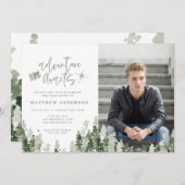 Avontuur wacht op afstuderen foto aankondiging (Voorkant / Achterkant)