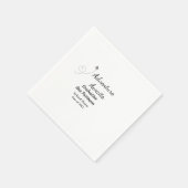 Avontuur wacht op afstuderen voeg naam schooljaar  servet (Hoek)