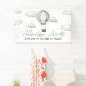 Avontuur wacht op Baby shower Banner (Insitu)
