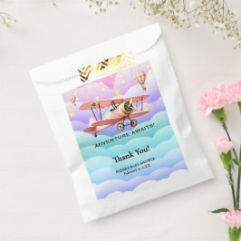 Avontuur wacht op Baby shower Bedankzakje