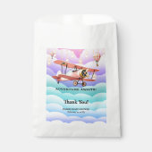 Avontuur wacht op Baby shower Bedankzakje (Voorkant)