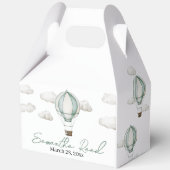 Avontuur wacht op Baby shower gunstbox Bedankdoosjes (Voorkant)