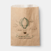 Avontuur wacht op Baby shower gunstzakken Bedankzakje (Voorkant)