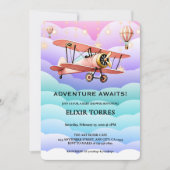 Avontuur wacht op Baby shower Kaart (Voorkant)