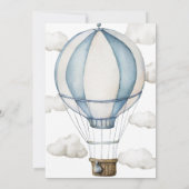 Avontuur wacht op Baby shower Kaart (Achterkant)