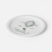 Avontuur wacht op Baby shower Paper Bord (Gekanteld)