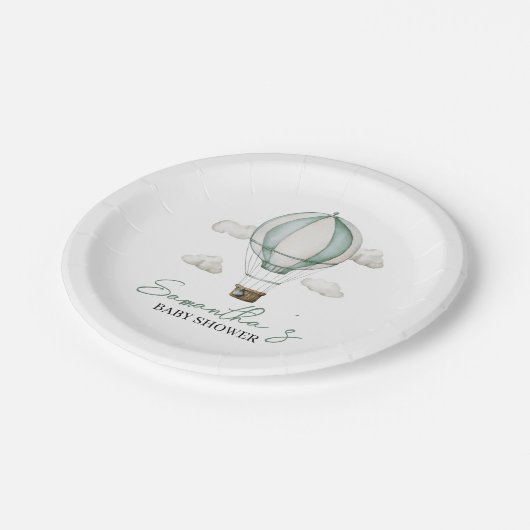 Avontuur wacht op Baby shower Paper Bord (Gekanteld)