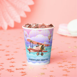 Avontuur wacht op Baby shower Papieren Bekers