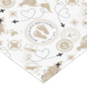 Avontuur wacht op Baby shower tafelkleed (Gekanteld)