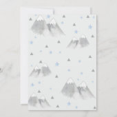 Avontuur wacht op Baby shower-uitnodiging - Baby B Kaart (Achterkant)