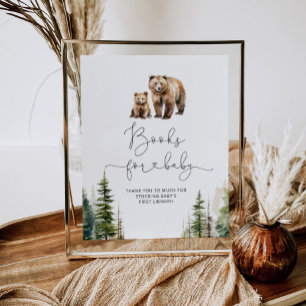 Avontuur wacht op beer Boeken voor baby Poster