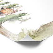 Avontuur wacht op Beer Guess Diaper Raffle Poster (Hoek)